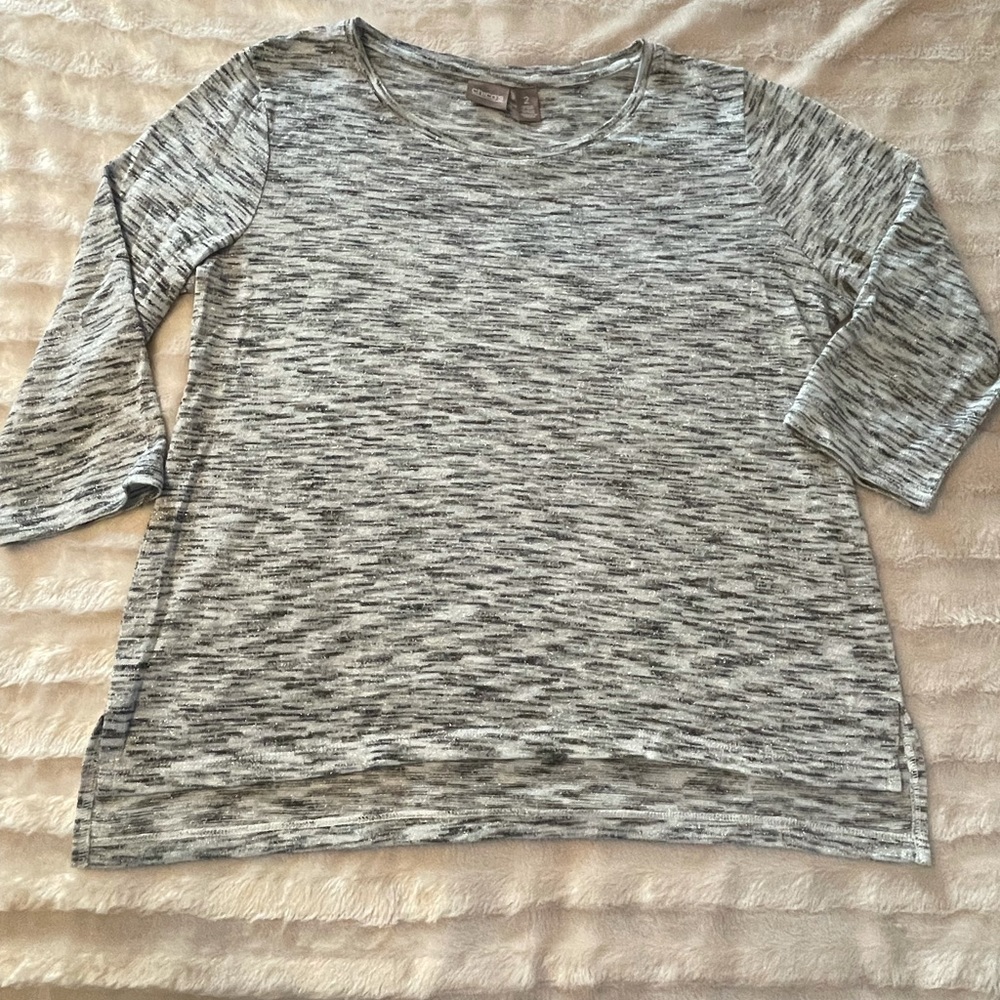 Chico’s 2 knit pullover (like a large)